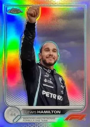 2022 Topps Chrome Formula 1 #5b - Lewis Hamilton - Mercedes-AMG Petronas F1