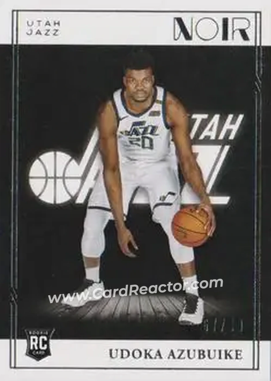 2020-21 Panini Noir #153 - Udoka Azubuike - Utah Jazz - Front