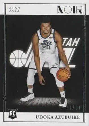 2020-21 Panini Noir #153 - Udoka Azubuike - Utah Jazz