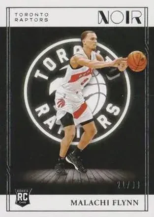 2020-21 Panini Noir #166 - Malachi Flynn - Toronto Raptors