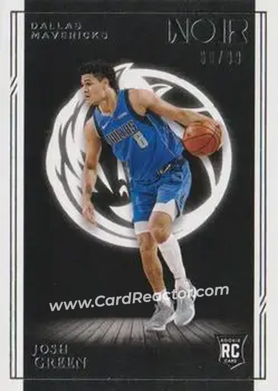 2020-21 Panini Noir #173 - Josh Green - Dallas Mavericks - Front