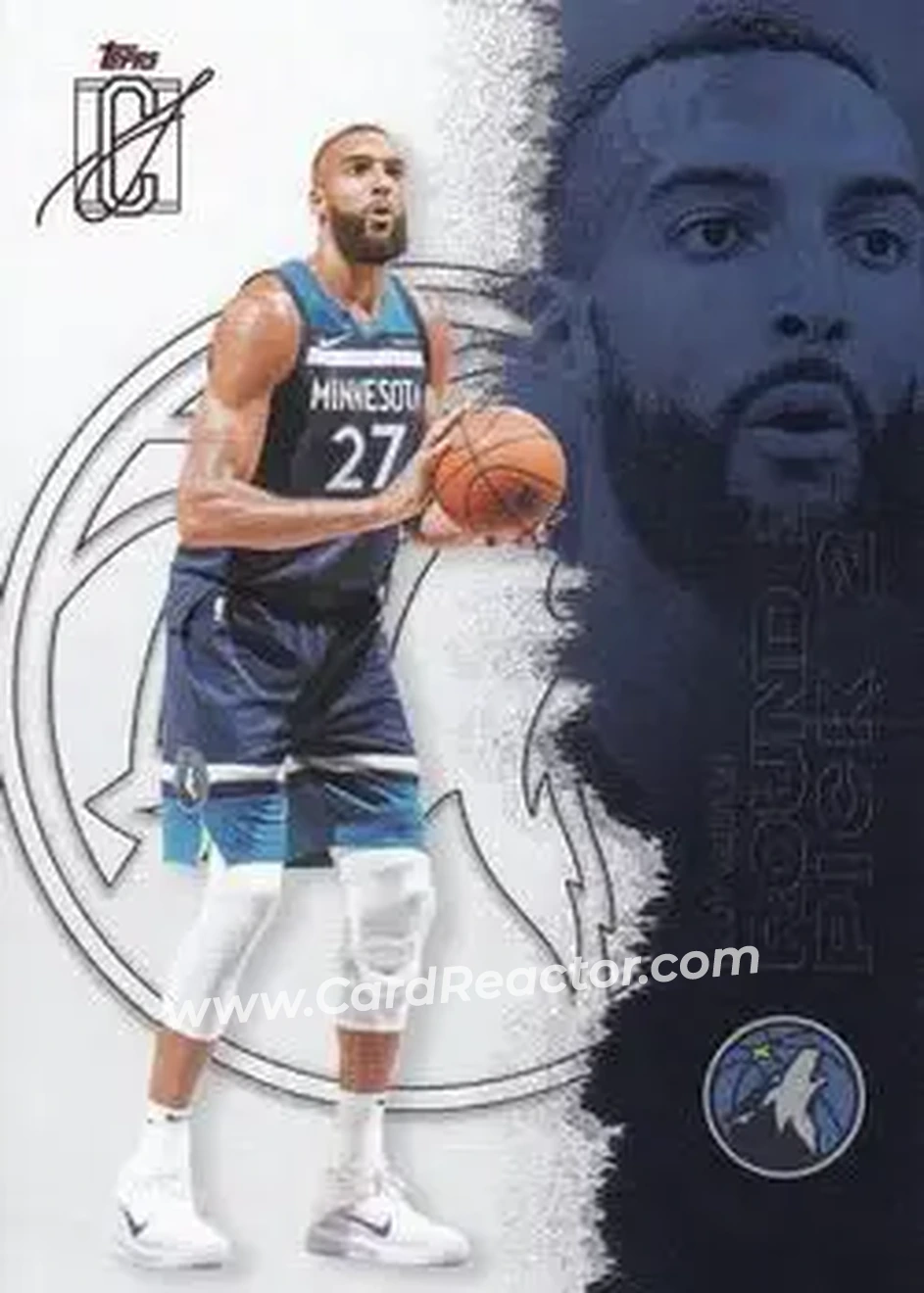 2025-26 Topps Signature Class #96 - Rudy Gobert - Minnesota Timberwolves - Front