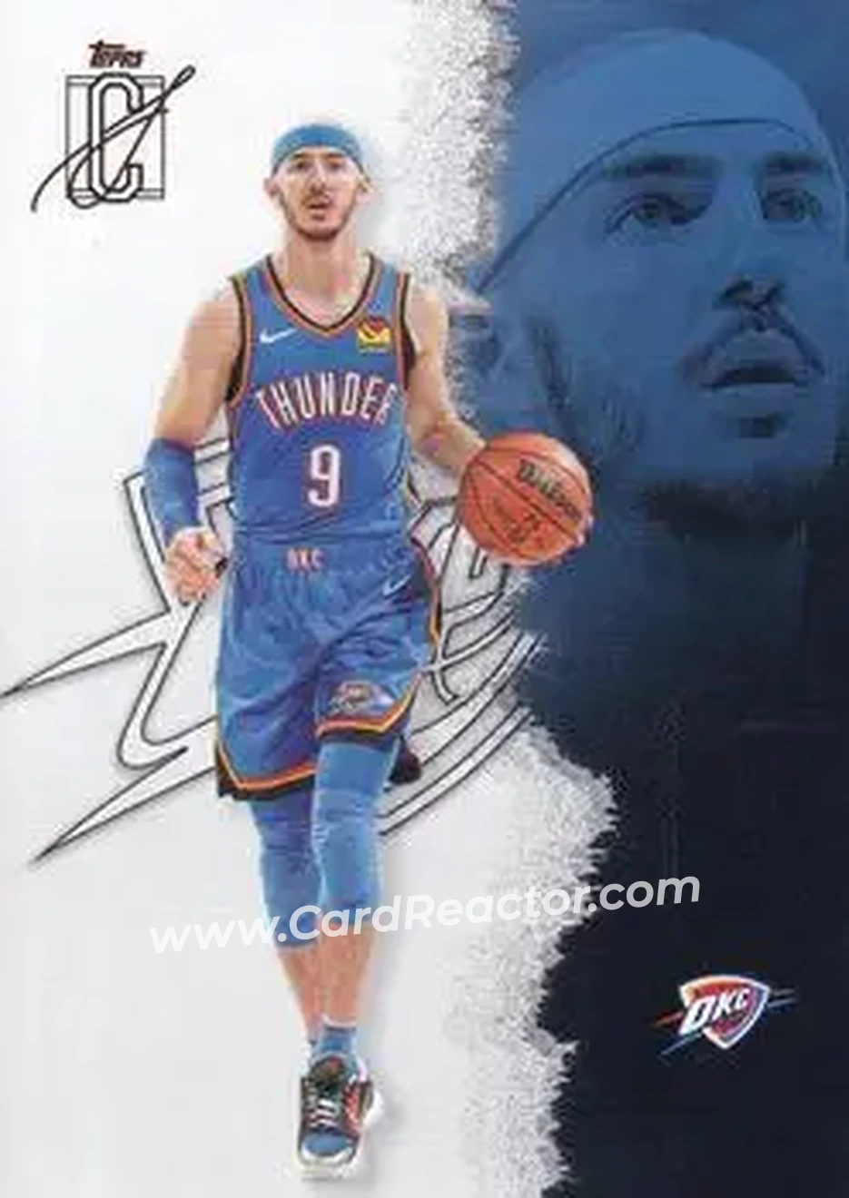 2025-26 Topps Signature Class #97 - Alex Caruso - Oklahoma City Thunder - Front