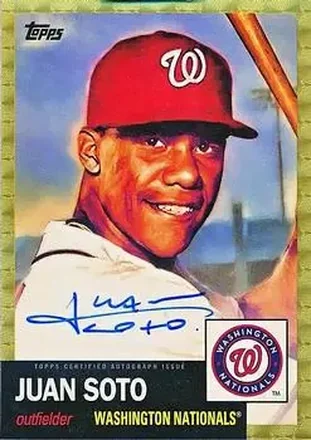 2019 Topps Transcendent Collection - 1953 SuperFractor Autographs #53S-JUS - Juan Soto - Washington Nationals