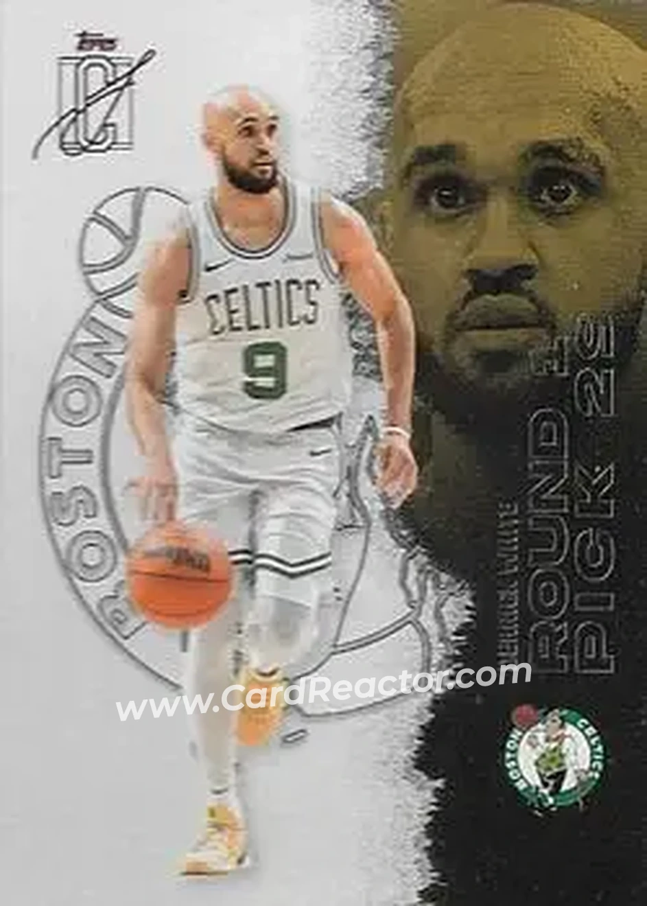 2025-26 Topps Signature Class #98 - Derrick White - Boston Celtics - Front 2025-26 Topps Signature Class #98 - Derrick White - Boston Celtics - Front