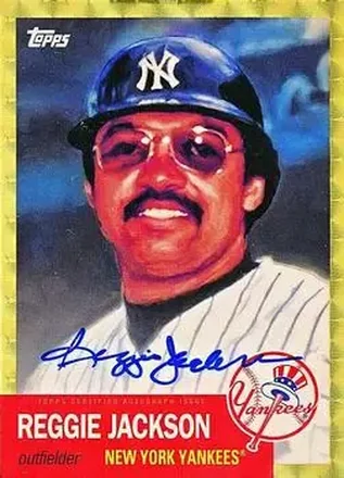 2019 Topps Transcendent Collection - 1953 SuperFractor Autographs #53S-REJ - Reggie Jackson (b.1946 OF) - New York Yankees