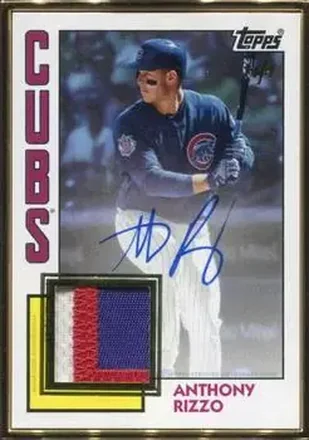 2019 Topps Transcendent Collection - Autograph Patches #AP-ANR - Anthony Rizzo - Chicago Cubs