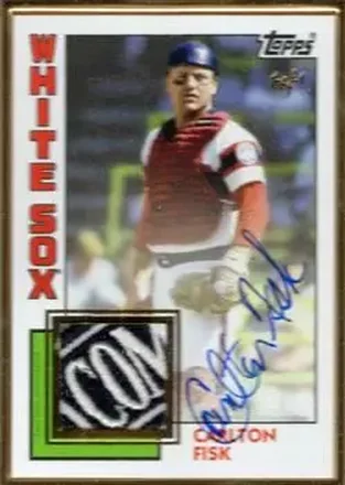 2019 Topps Transcendent Collection - Autograph Patches #AP-CF - Carlton Fisk - Chicago White Sox