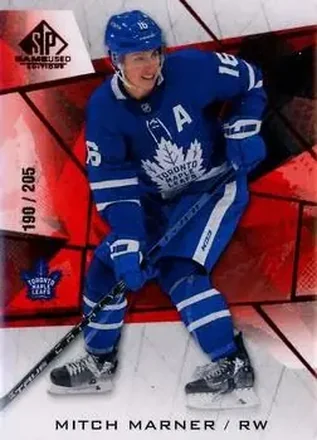2021-22 SP Game Used - Red Fragment #13 - Mitch Marner - Toronto Maple Leafs