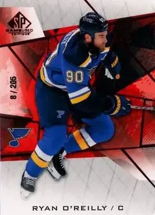 2021-22 SP Game Used - Red Fragment #21 - Ryan O'Reilly - St. Louis Blues
