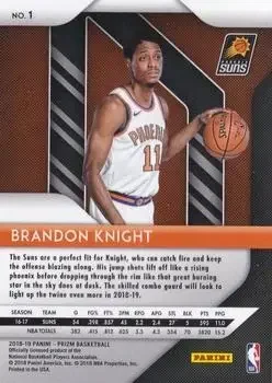 Back of Brandon Knight