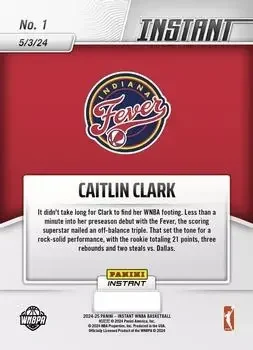 Back of Caitlin Clark