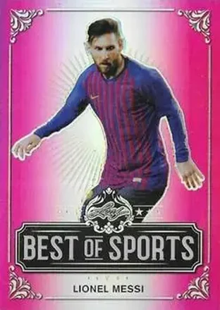 2019 Leaf Best of Sports - Pink #M-09 - Messi