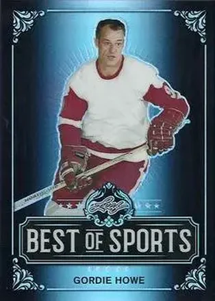 2019 Leaf Best of Sports - Black #M-06 - Gordie Howe - Detroit Red Wings