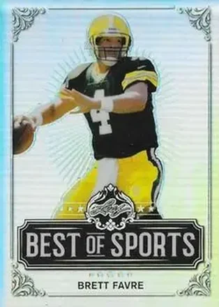 2019 Leaf Best of Sports - Silver Wave #M-02 - Brett Favre - Green Bay Packers