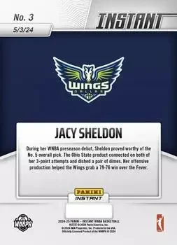Back of Jacy Sheldon