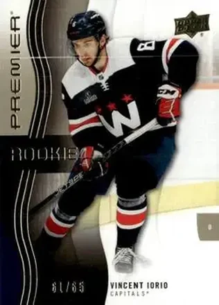 2023-24 Upper Deck Premier - Gold #102 - Vincent Iorio - Washington Capitals