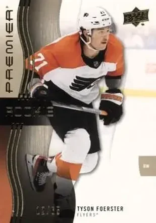 2023-24 Upper Deck Premier - Gold #118 - Tyson Foerster - Philadelphia Flyers