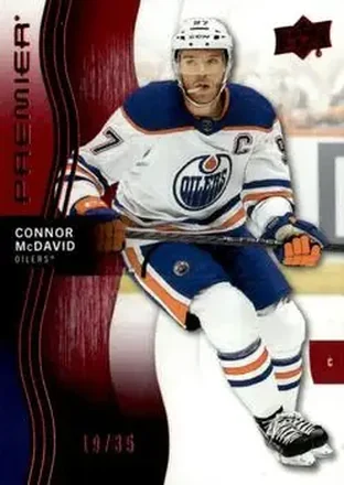2023-24 Upper Deck Premier - Ruby #1 - Connor McDavid - Edmonton Oilers