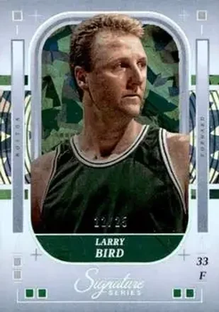 2025-26 Panini Signature Series - Cracked Ice #88 - Larry Bird - Boston Celtics