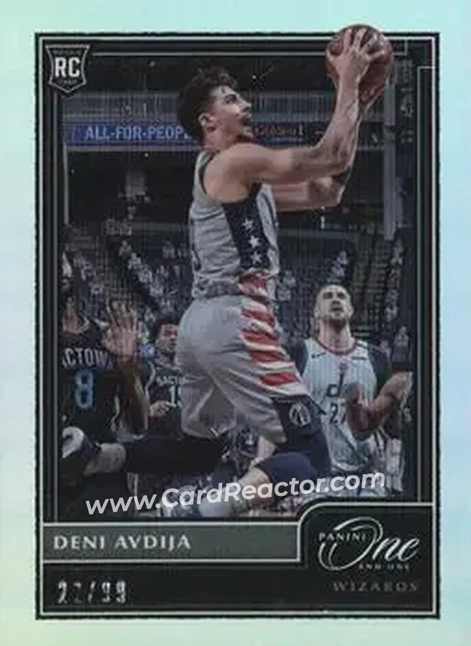 2020-21 Panini One and One #139 - Deni Avdija - Washington Wizards - Front