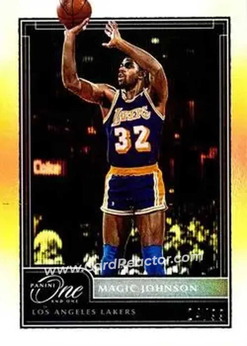 2020-21 Panini One and One #159 - Magic Johnson - Los Angeles Lakers - Front