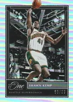 2020-21 Panini One and One feature card