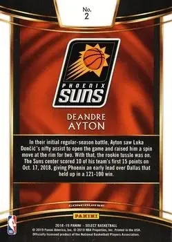Back of Deandre Ayton