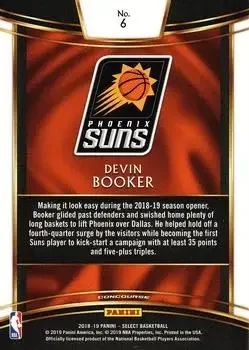 Back of Devin Booker