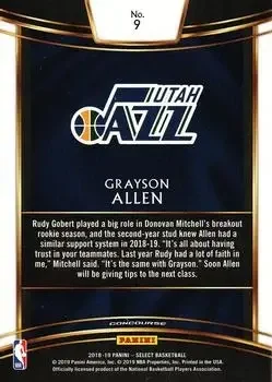 Back of Grayson Allen