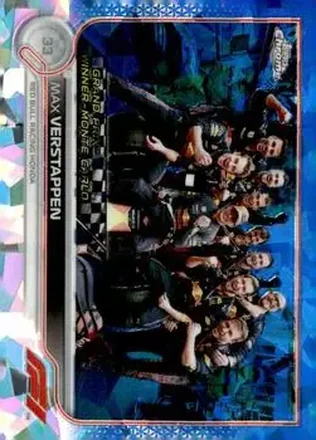 2022 Topps Chrome Sapphire Edition Formula 1 #155 - Max Verstappen - Red Bull Racing