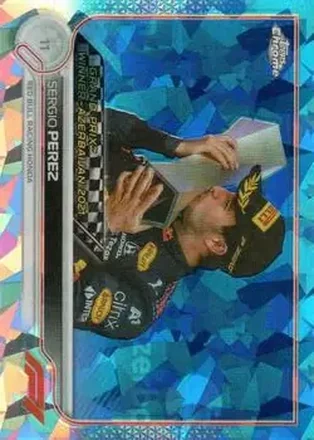 2022 Topps Chrome Sapphire Edition Formula 1 #156 - Sergio Perez - Red Bull Racing