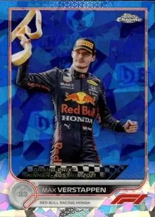 2022 Topps Chrome Sapphire Edition Formula 1 #159 - Max Verstappen - Red Bull Racing