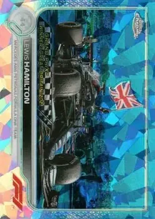 2022 Topps Chrome Sapphire Edition Formula 1 #160 - Lewis Hamilton - Mercedes-AMG Petronas Formula One Team