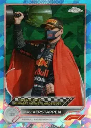 2022 Topps Chrome Sapphire Edition Formula 1 #163 - Max Verstappen - Red Bull Racing