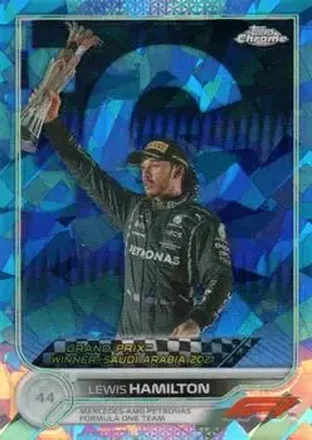 2022 Topps Chrome Sapphire Edition Formula 1 #171 - Lewis Hamilton - Mercedes-AMG Petronas Formula One Team