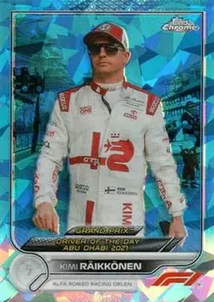 2022 Topps Chrome Sapphire Edition Formula 1 #193 - Kimi Räikkönen - Alfa Romeo Racing Orlen