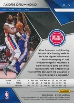 Back of Andre Drummond