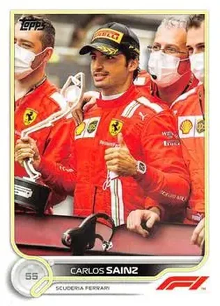 2022 Topps Formula 1 #22b - Carlos Sainz - Scuderia Ferrari