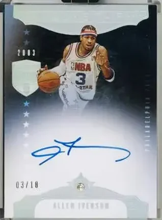 2019-20 Panini Eminence - All-Star Diamond Signatures #AS-AI3 - Allen Iverson - Philadelphia 76ers