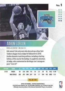 Back of Aaron Gordon