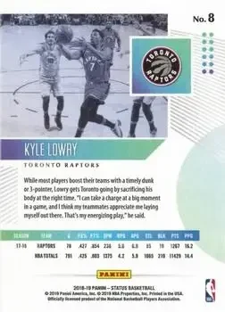 Back of Kyle Lowry
