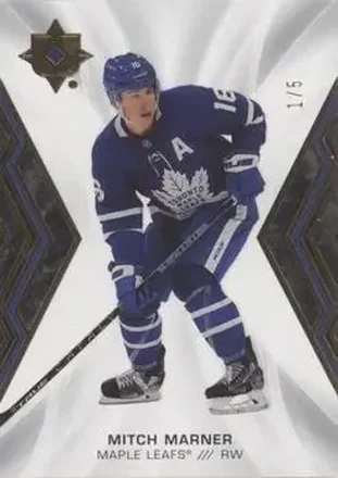 2021-22 Upper Deck Ultimate Collection - Black #16 - Mitch Marner - Toronto Maple Leafs