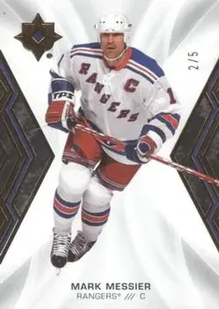 2021-22 Upper Deck Ultimate Collection - Black #94 - Mark Messier - New York Rangers