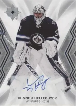 2021-22 Upper Deck Ultimate Collection - Autographs #10 - Connor Hellebuyck - Winnipeg Jets