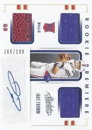 2020 Panini Absolute #205 - Jake Fromm - Buffalo Bills