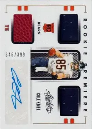 2020 Panini Absolute #232 - Cole Kmet - Chicago Bears