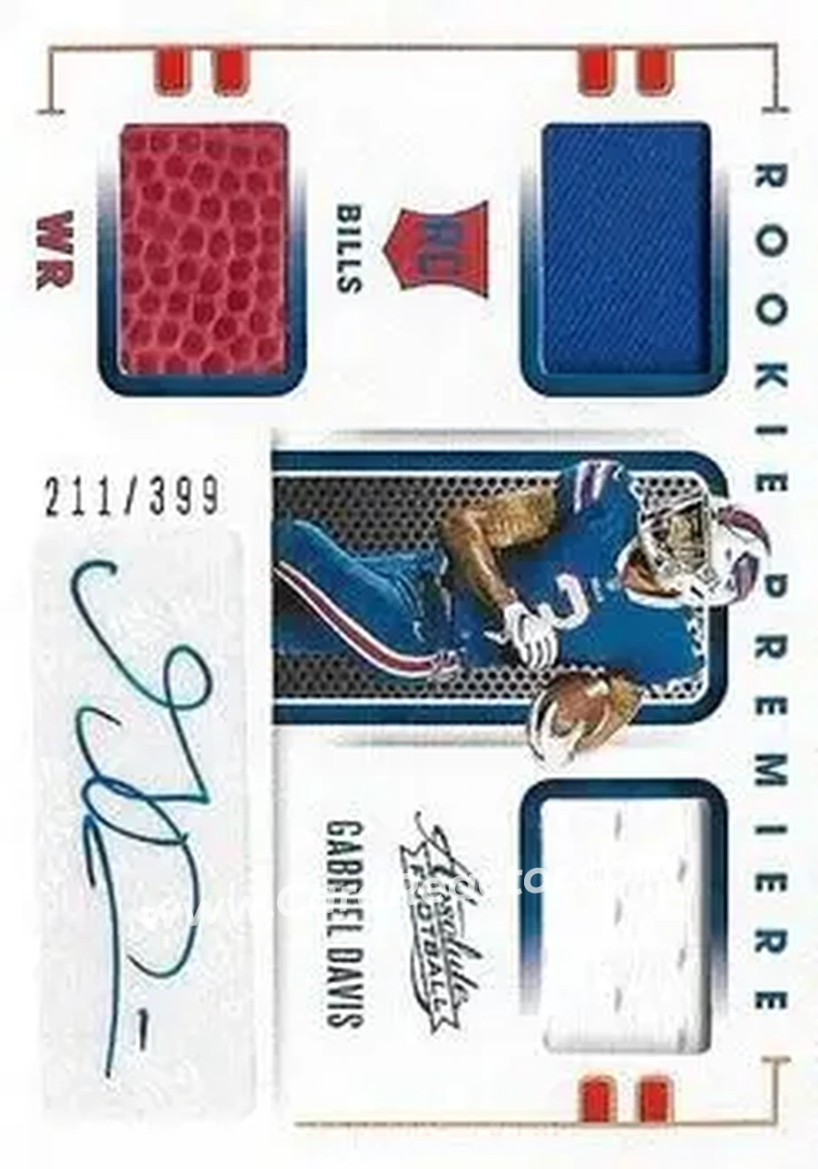 2020 Panini Absolute #239 - Gabriel Davis - Buffalo Bills - Front