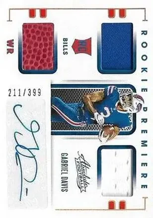 2020 Panini Absolute #239 - Gabriel Davis - Buffalo Bills
