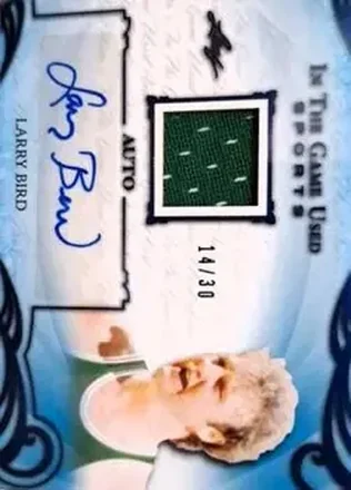 2019 Leaf In the Game Used #UA-LB1 - Larry Bird